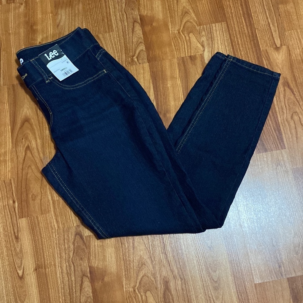 ✨New✨ size small Lee Women’s Mid Rise Pull On Stretch Jeggings - Picture 5 of 11